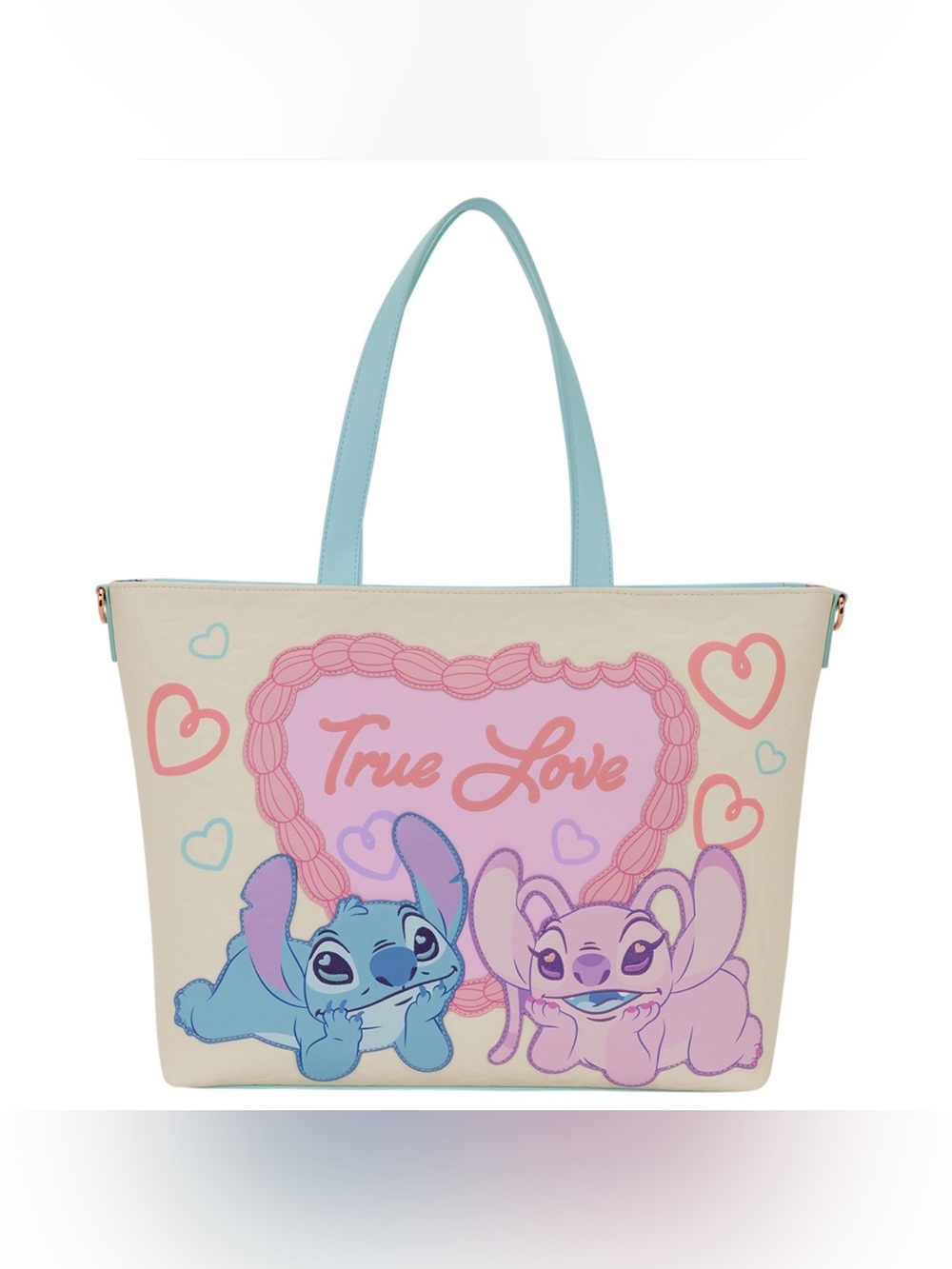 DISNEY Loungefly 🆕🆕🆕🆕
Stitch & Angel True Love Tote
Crossbody Bag